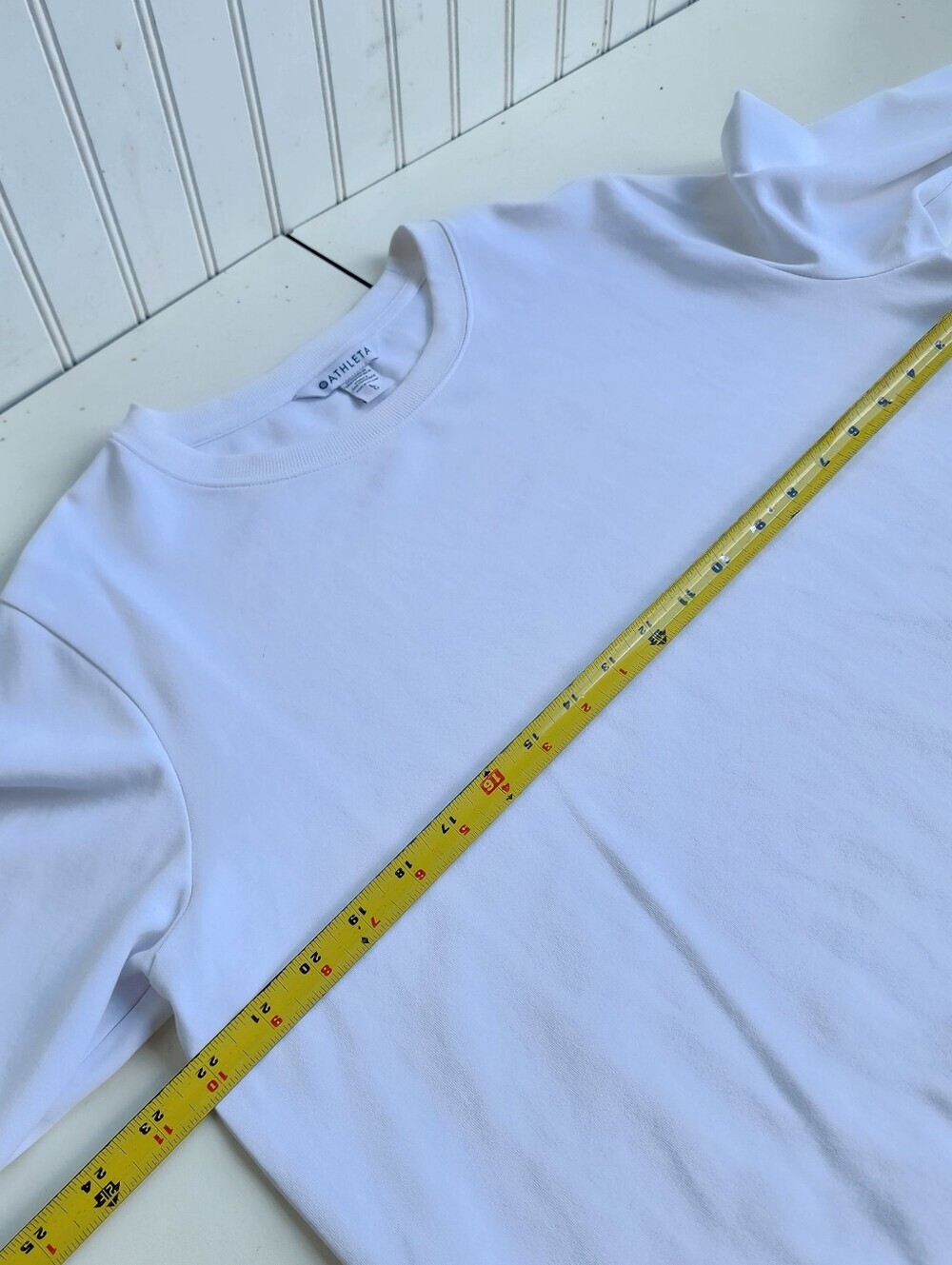 Athleta Women's Gallery White Long Sleeve Tunic Sweatshirt Athleisure Sz L - Picture 12 of 15
